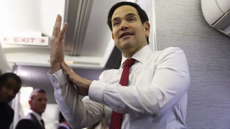 Marco Rubio amerikai külügyminiszter (Fotó: MTI/AP/Reuters pool/Evelyn Hockstein)