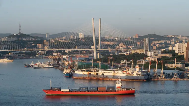Vlagyivosztok látképe 2024. augusztus 8-án. (Fotó: Alexander Manzyuk/Anadolu via Getty Images)