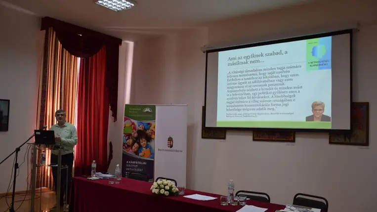 XXIV. Kölcsey Nyári Pedagógusakadémia Beregszászon - Nyelvi jogok és lehetőségek, a digitális világ hatása. Fotó: Kárpátinfó/ Kovács Erzsébet