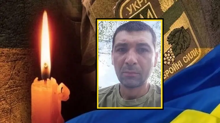 A 36 éves Volodimir Zeldi dróncsapás következtében életét vesztette a háborúban. (Tereszva/Taracköz, Técsői járás, Kárpátalja)