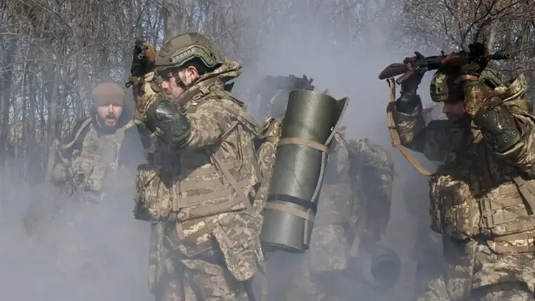 Az ukrán hadsereg utánpótlása felkészülten érkezett a frontvonalhoz. Fotó: AfP/65th Mechanized Brigade of Ukrainian Armed Forces/Andriy Andriyenko