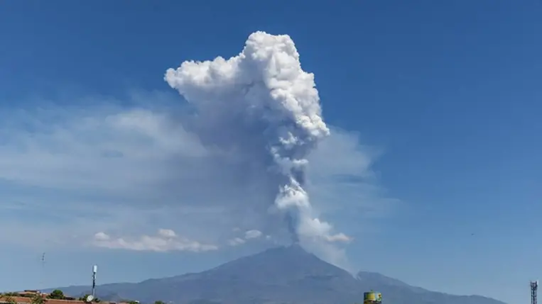 Az Etna. Fotó: AFP/Anadolu/Salvatore Allegra