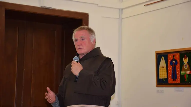 Találkozó Böjte Csabával a Rákóczi Egyetemen - Hittel, reménnyel, zarándoklattal. Fotó: Kárpátinfó/ Kovács Elemér