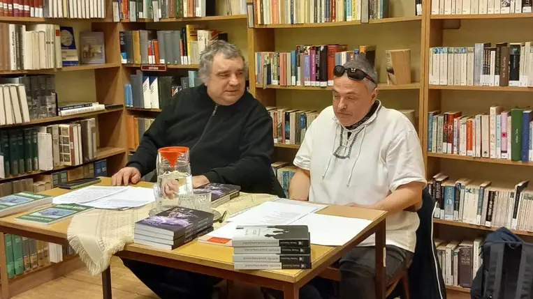 Irodalmi délután Rákospalotán - Zsír Balázs találkozása Mitracsek úrral