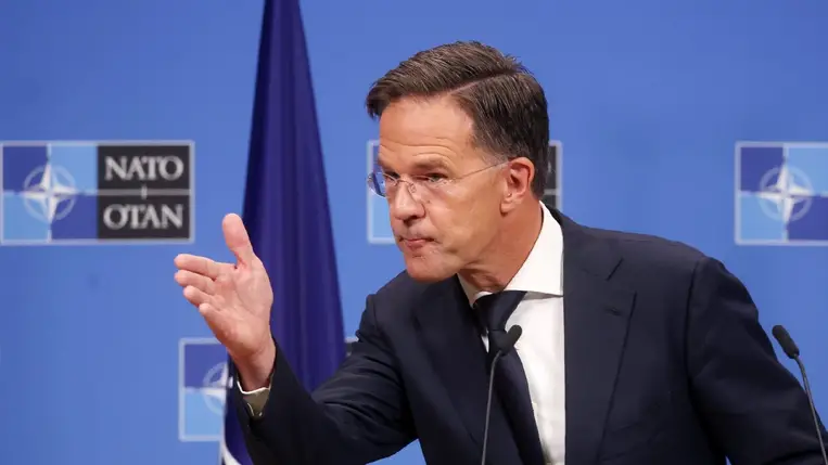 Mark Rutte NATO-főtitkár (Fotó: EPA/Olivier Hoslet)