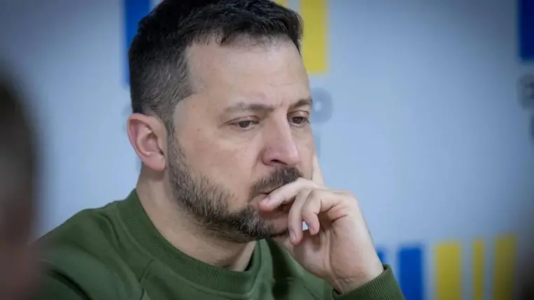 Volodimir Zelenszkij ukrán elnök. Fotó: president.gov.ua