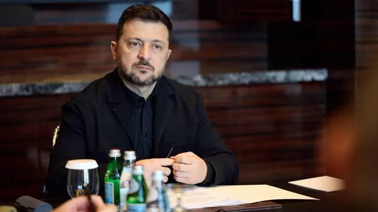 Volodimir Zelenszkij ukrán elnök. Fotó: t.me/V_Zelenskiy_official