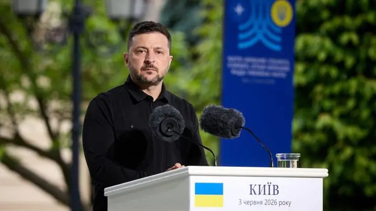 Volodimir Zelenszkij ukrán elnök. Fotó: t.me/V_Zelenskiy_official
