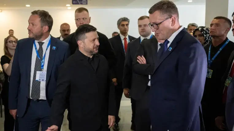 A finn államfő szerint Ukrajna jelenlegi pozíciója kedvezőbb, mint a háború korábbi szakaszaiban.  Anadolu via AFP/Harun Ozalp