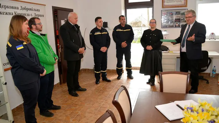 MRSZ-támogatás két kárpátaljai egyházi önkéntes tűzoltóságnak - „Embernek segítség, Istennek dicsőség!”