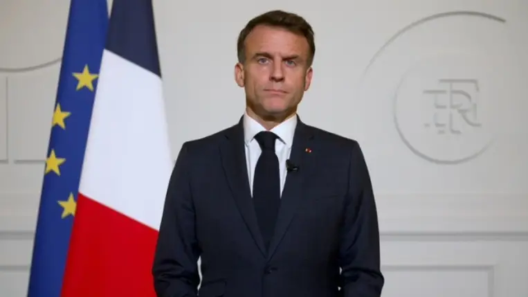 Emmanuel Macron francia elnök. Fotó: Getty Images