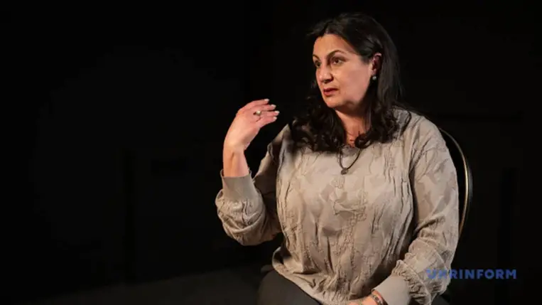 Ivanna Oresztyivna Klimpus-Cincadze. Fotó: Ukrinform