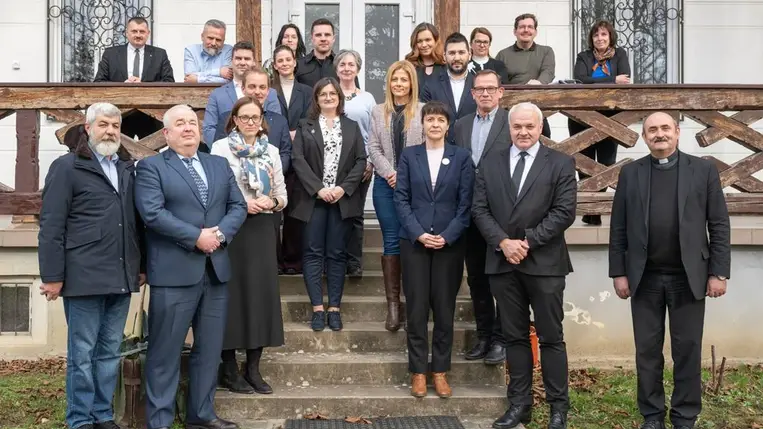 A kárpátaljai reformátusoknál járt a Zsinati Hivatal küldöttsége. Fotó: Somorjai Balázs