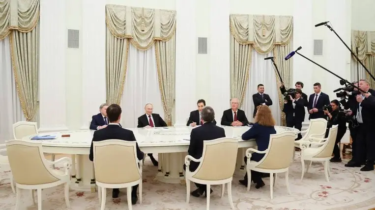 Putyin az amerikai féllel egyeztetett (Fotó: AFP)