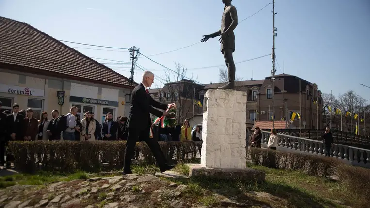1848-as megemlékezés a Rákóczi Egyetemen - Nemzeti önrendelkezés, közös jövőépítés. Fotó: Kurmay Anita