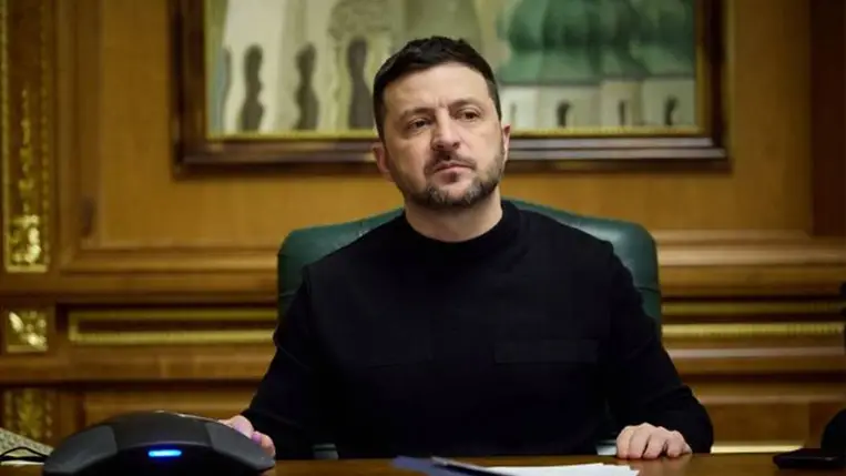 Volodimir Zelenszkij ukrán elnök.  (facebook. com zelenskyy.official)