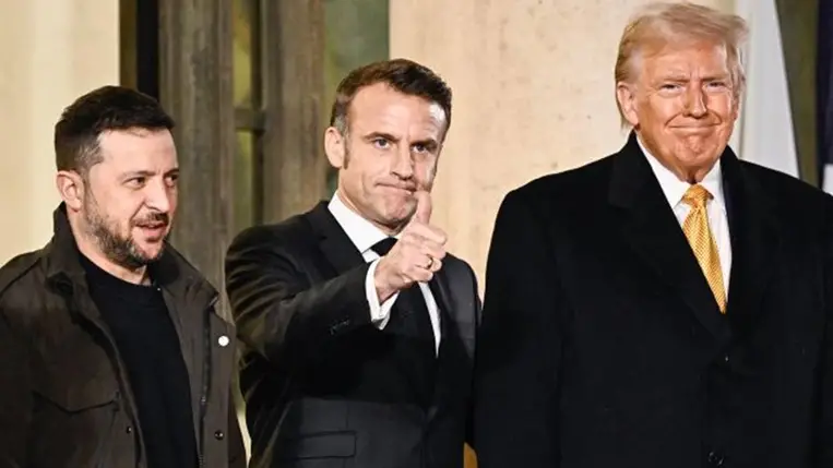 Az USA hivatalosan is Ukrajna mellé állt – Macron. (Getty Image)