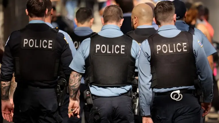 Amerikai rendőrség. Illusztráció