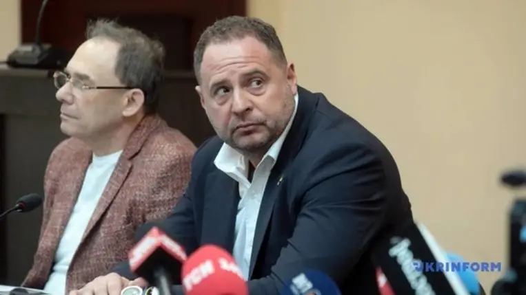 Letartóztatták Andrij Jermakot: 140 millió hrivnyás óvadékot szabtak ki. Fotó: Ukrinform