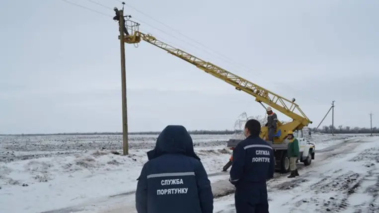 A rossz időjárás megnehezíti az áramszolgáltatók munkáját. Fotó: Energiaügyi Minisztérium 