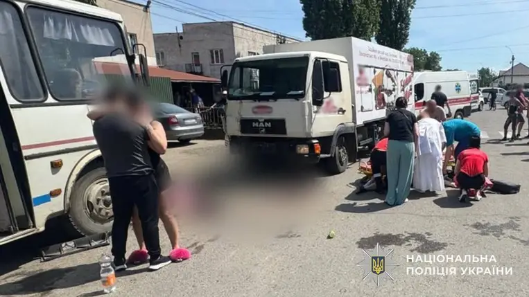 Rosszullét okozhatta a halálos gázolást Nagyszőlősön. Fotó: Ukrán Nemzeti Rendőrség