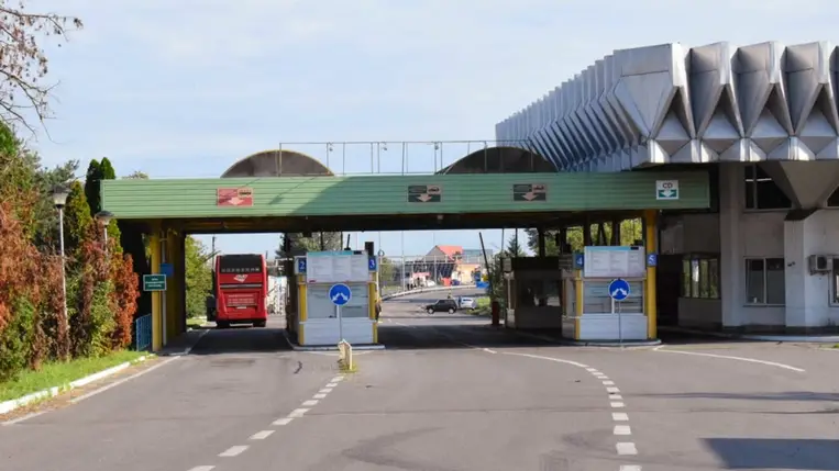 Csap-Záhony határátkelő. Fotó: Ukrán Állami Határőrszolgálat