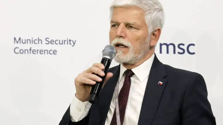 Petr Pavel cseh államfő (Fotó: MTI/EPA/Ronald Wittek)