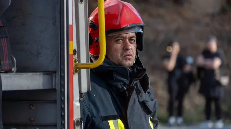 Munkában az ukrán katasztrófavédelem (DSZNSZ) munkatársai az orosz támadás után. Illusztráció. Fotó: facebook.com/DSNSODE