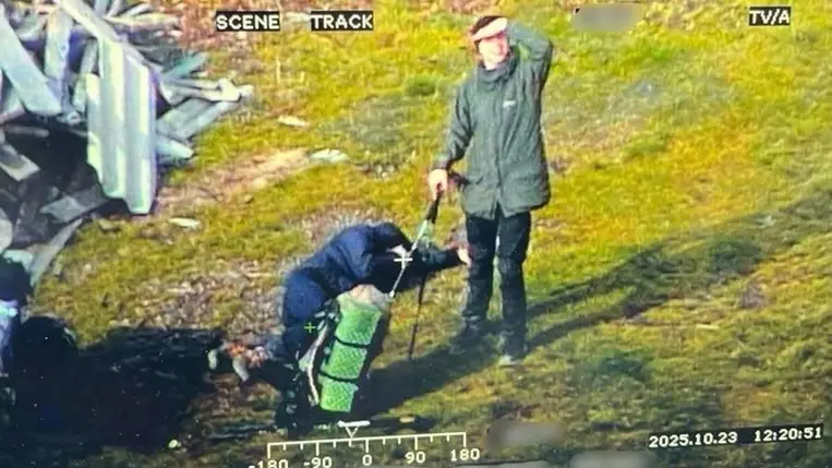 Két napig bolyongtak a hegyekben Kárpátalján – két férfi próbált illegálisan Romániába jutni. Fotó: DPSZU