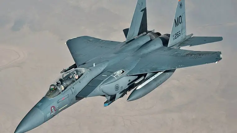 F-15-ös vadászrepülőgép. Fotó: Wikipédia