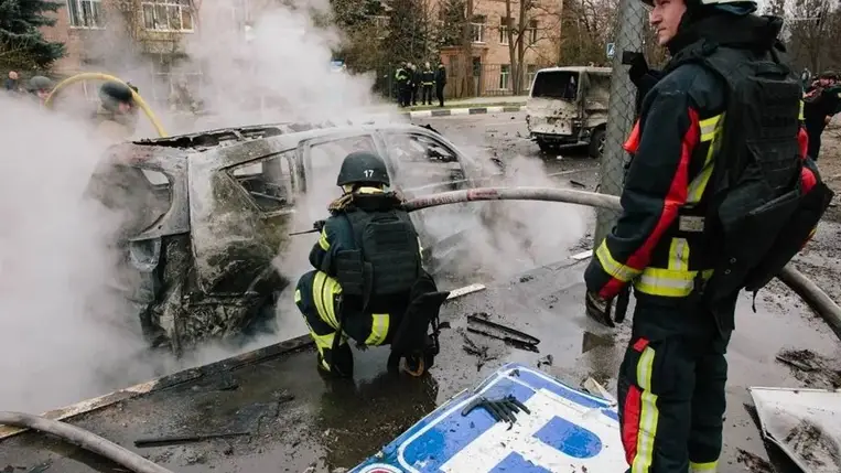 Nincs menekvés a drónok elől: brutális orosz támadás érte Ukrajnát  Fotó: AFP