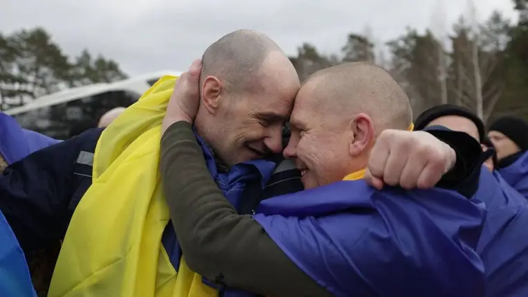 Újabb fogolycsere: 200 ukrán katona szabadult orosz fogságból. Fotó: t.me/V_Zelenskiy_official