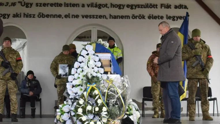 Gáton végső búcsút vettek Komóci György védőtől, aki 2025. május 6-án vesztette életét Fotó: FB/PublicPageBabjak