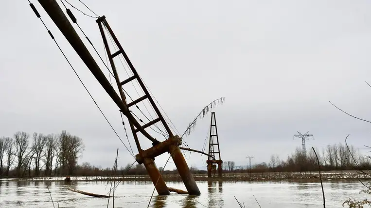 Árvízveszély sodorta veszélybe a gázellátást a Beregszászi járásban – közel 5800 előfizető érintett. Fotó: https://www.facebook.com/beregrda