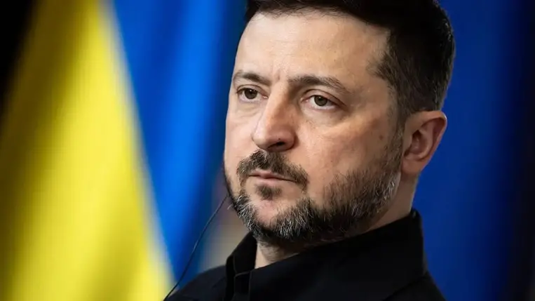 Volodimir Zelenszkij ukrán elnök. Fotó: Getty Images