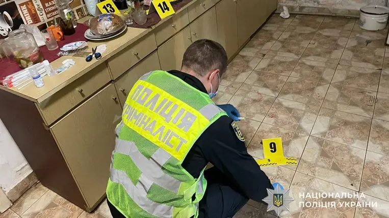 Maximális büntetést kapott a párját meggyilkoló férfi a Huszti járásban. Fotó: Ukrán Nemzeti Rendőrség