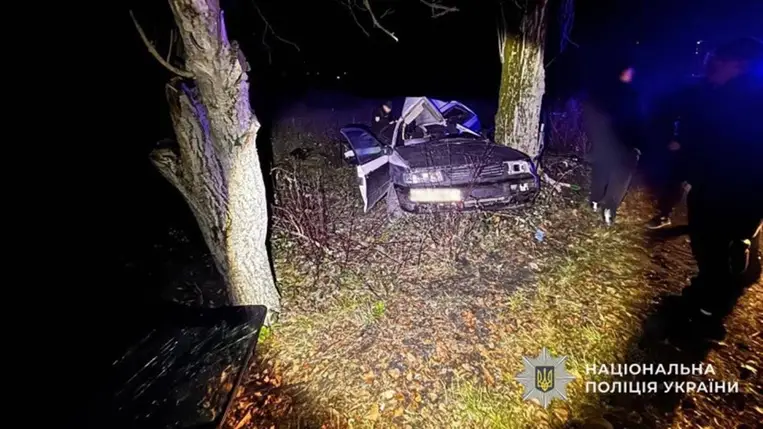 Halálos baleset Királyházán: meghalt egy kiskorú, többen súlyosan megsérültek. Fotó: Ukrán Nemzeti Rendőrség