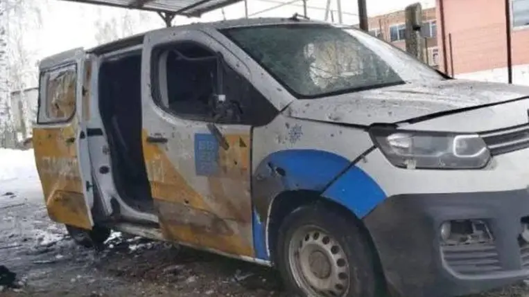 Az oroszok megtámadták az Ukrposta mobil kirendeltségét Szumi megyében, a sofőr életét vesztette