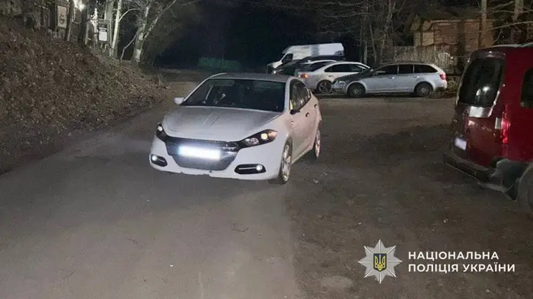 Ittas sofőr gázolt a Ungvári járásban, őrizetbe vették. Fotó: Ukrán Nemzeti Rendőrség