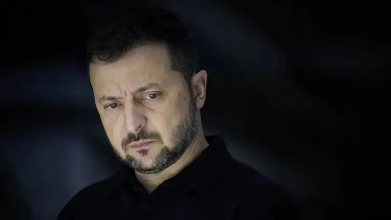 Volodimir Zelenszkij ukrán elnök.Fotó: (president.gov.ua)