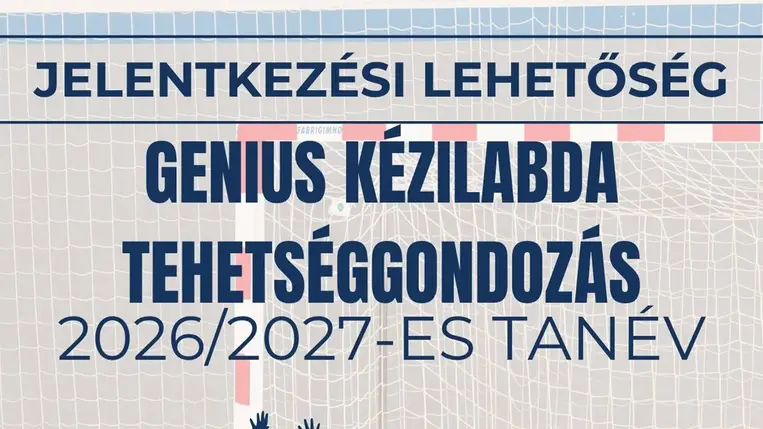 Jelentkezési lehetőség a GENIUS Kézilabda Tehetségpontokba 
