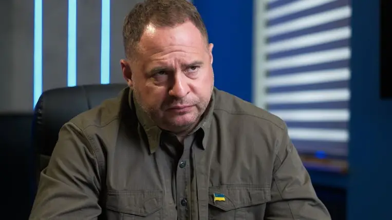 Andrij Jermak, az ukrán elnöki hivatal vezetője. Fotó: RBC-Ukrajna