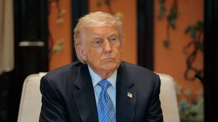 Donald Trump amerikai elnök (Fotó: MTI/AP/Reuters pool/Evan Vucci)