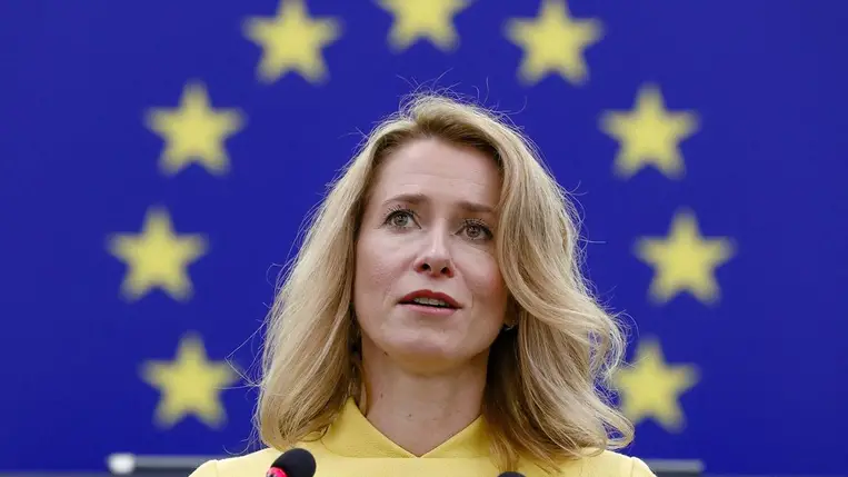 Kaja Kallas kül- és biztonságpolitikáért felelős uniós főképviselő (Fotó: MTI/EPA/Julien Warnand)
