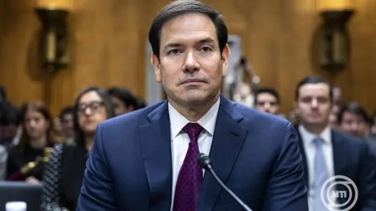 Marco Rubio amerikai külügyminisztert Nicolás Maduro venezuelai elnök elfogása ügyében hallgatják meg a szenátus külügyi bizottsága előtt a washingtoni Capitoliumban 2026. január 28-án. MTI/EPA/Shawn Thew