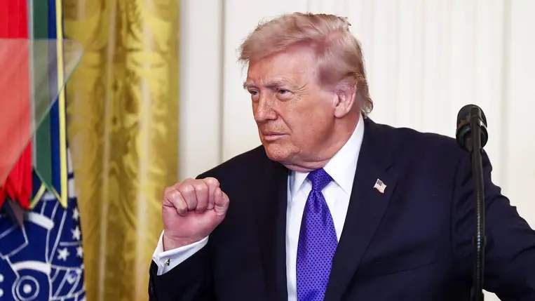 Donald Trump amerikai elnök (Fotó: MTI/EPA/Jim Lo Scalzo)