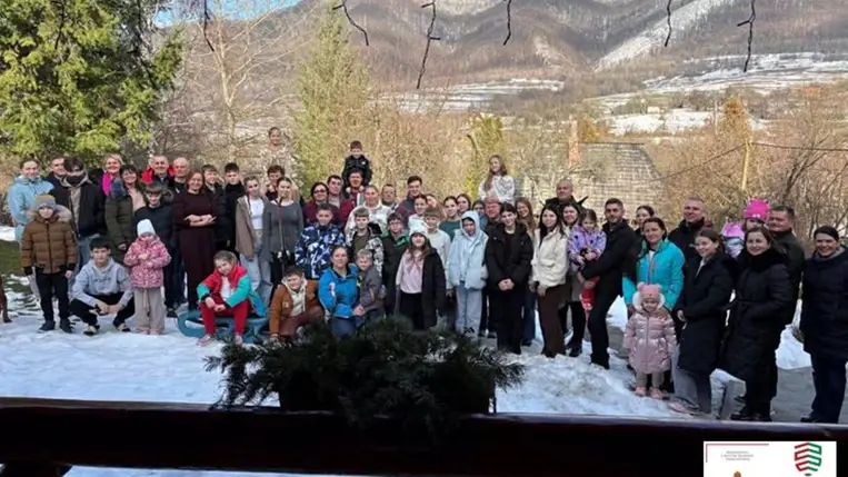 Síhétvégén a nagycsaládosok - Jó nekünk itt lenni 