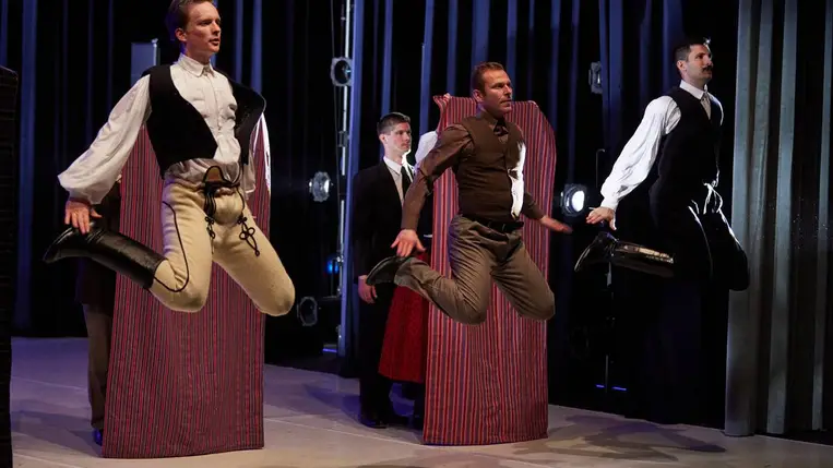 A Magyar Állami Népi Együttes előadásával ünnepel a Hagyományok Háza a magyar kultúra napján. Fotó: Dusa Gábor, Hagyományok Háza