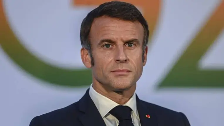 Emmanuel Macron francia elnök. Fotó: Getty Images