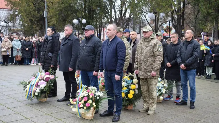 A Méltóság és Szabadság Napját méltatták Beregszászban. Fotó: facebook.com/PublicPageBabjak